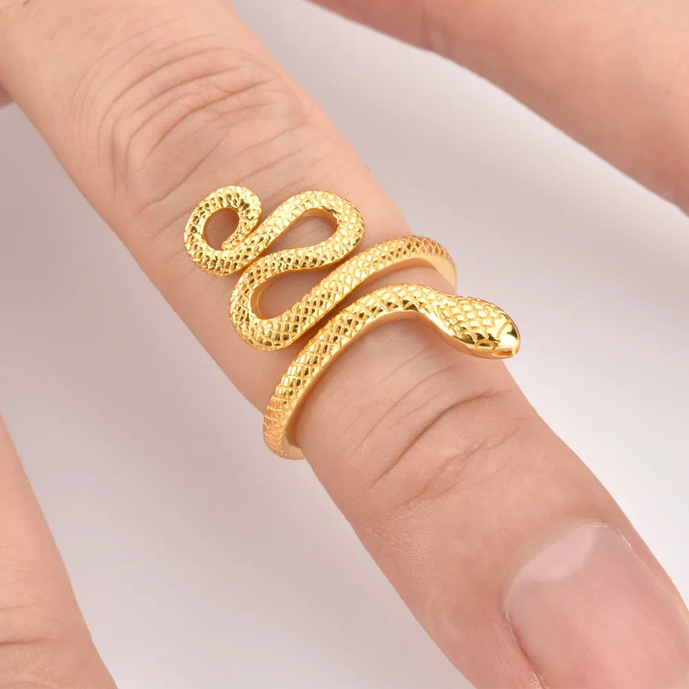 Trendsi unique silver snake jewelry featuring a stylish serpent design for a trendy look