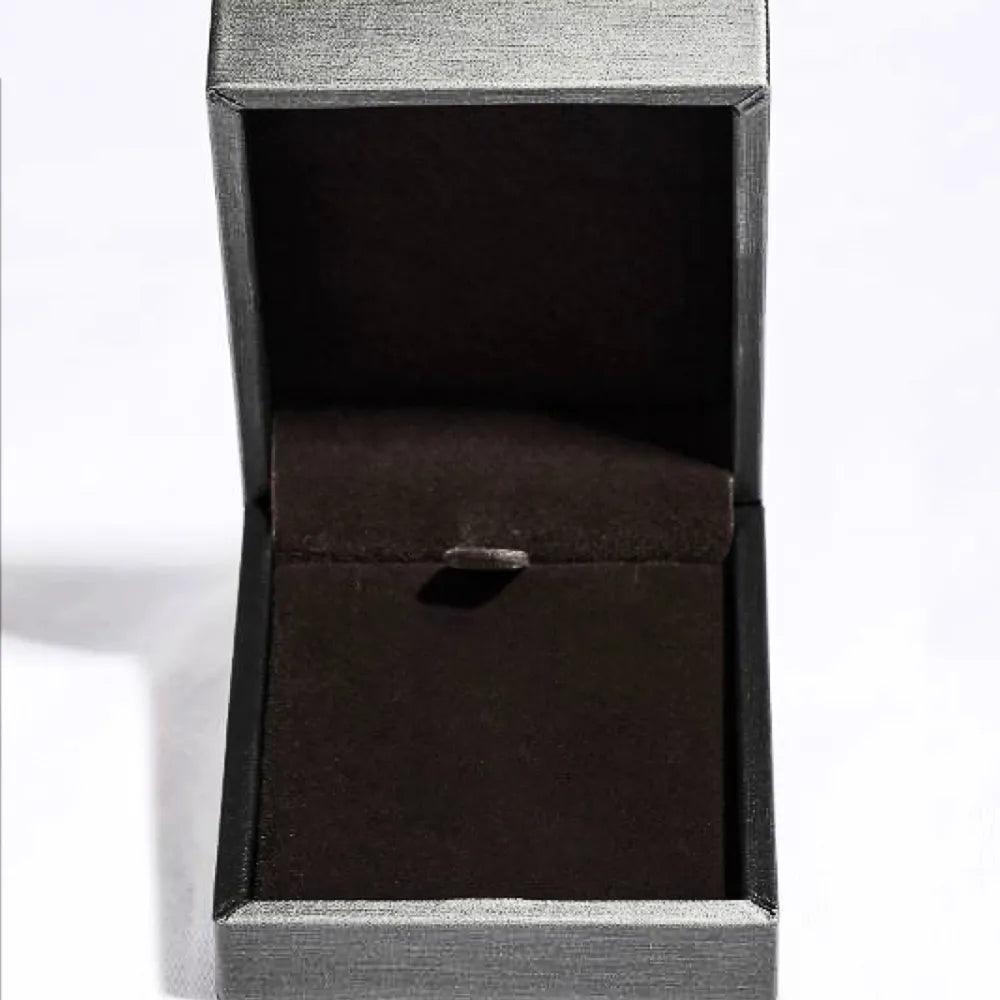 Elegant infinity necklace for women displayed in a stylish black gift box interior