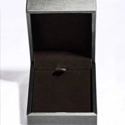 Elegant infinity necklace for women displayed in a stylish black gift box interior