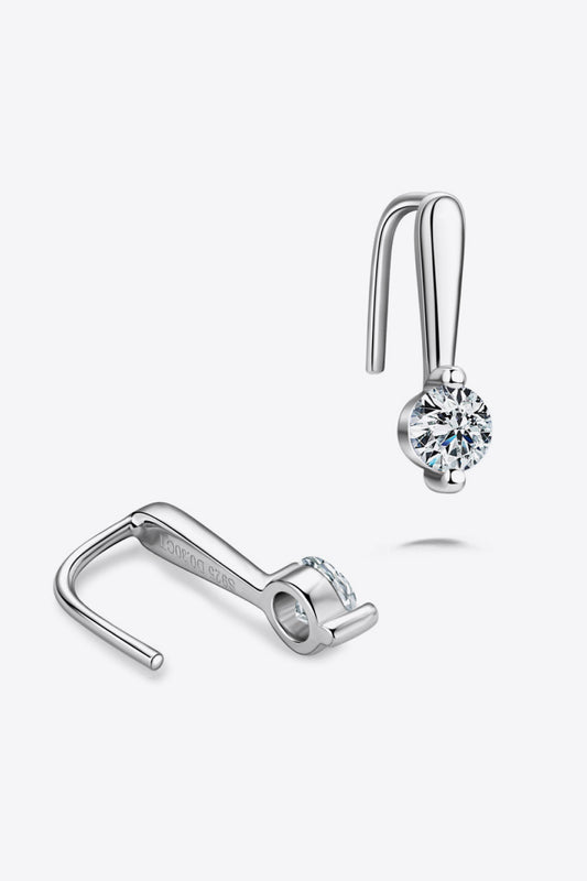 Trendsi elegant moissanite earrings with a sleek design and sparkling gems for a sophisticated look