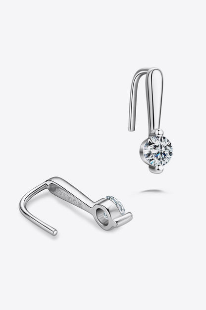 Trendsi elegant moissanite earrings with a sleek design and sparkling gems for a sophisticated look