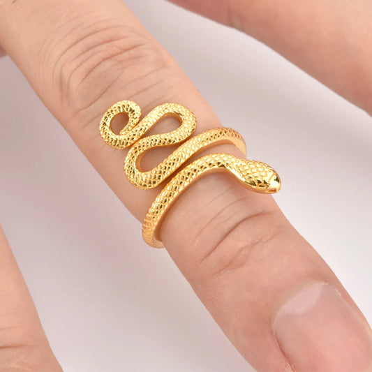 Trendsi unique silver snake jewelry featuring a stylish serpent design for a trendy look
